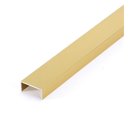 6 mm geborstelde chromen tegelrand