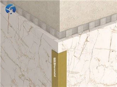 Messing tegelrandafwerking