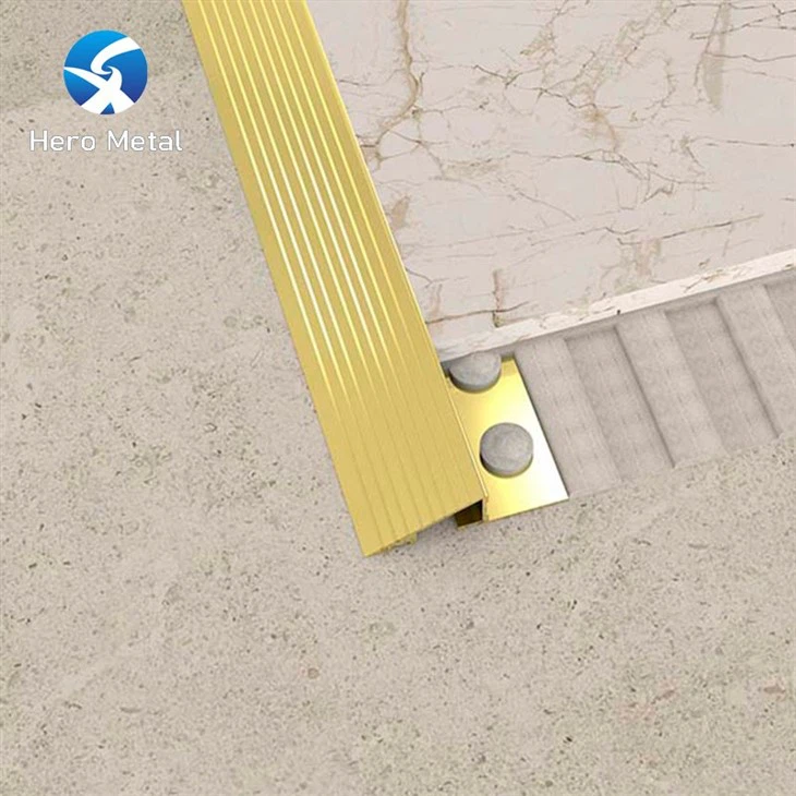 black rubber floor transition strip