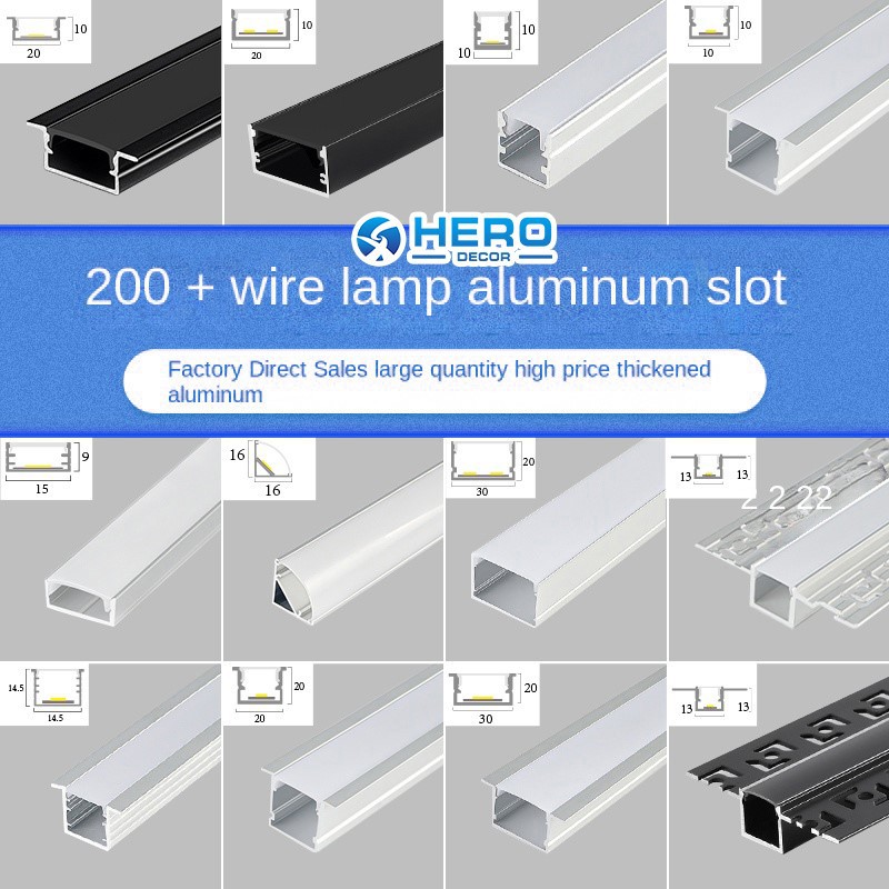Plaster In Aluminium Led Profile collection Plaster In Aluminium Led Profile collection