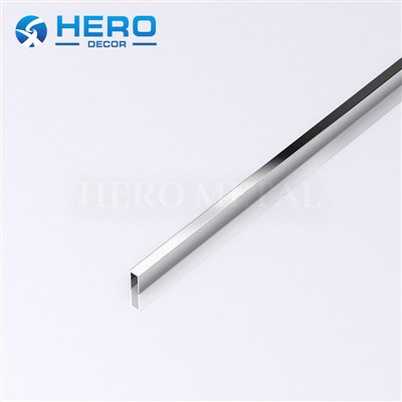 5 mm roestvrij staal U vormtrim